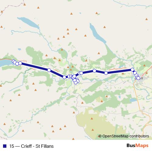 15 bus Line Map