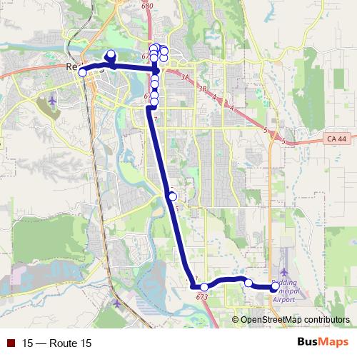 15 bus Line Map