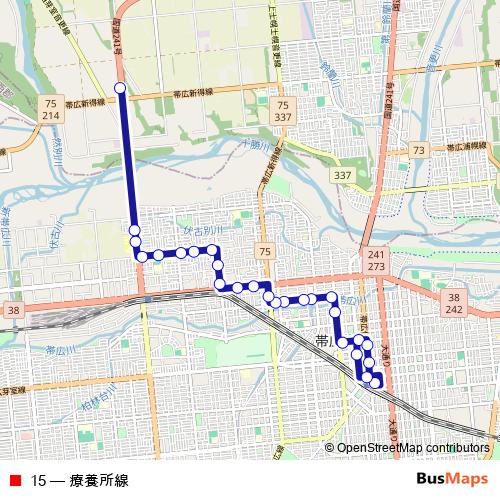 15 bus Line Map