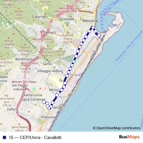 15 bus Line Map