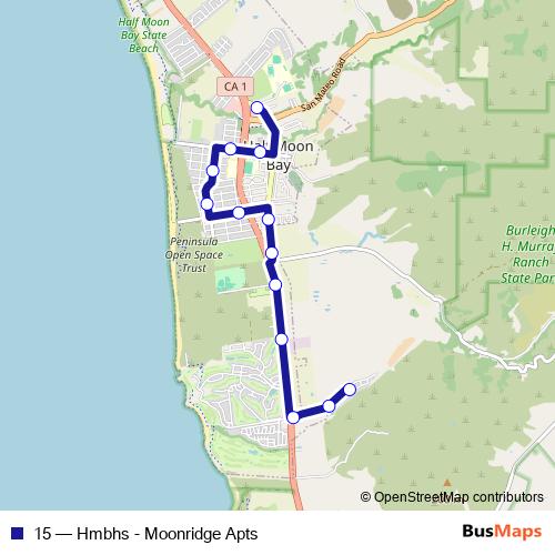 15 bus Line Map