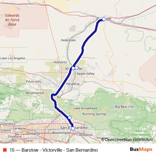 15 bus Line Map