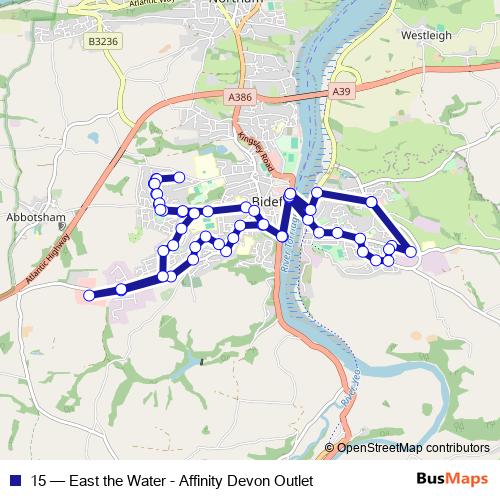 15 bus Line Map