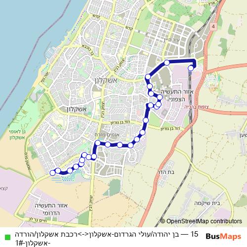 15 bus Line Map