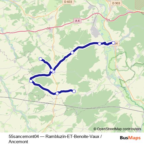 55sancemont04 bus Line Map