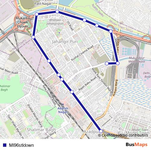Ml96stldown bus Line Map