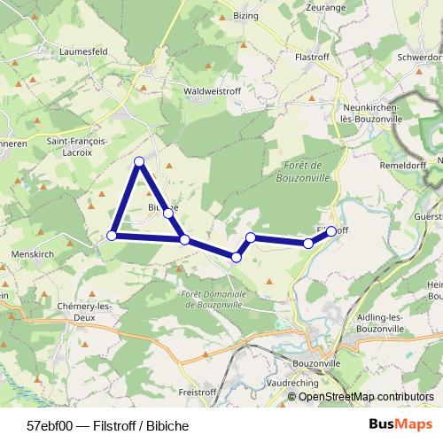 57ebf00 bus Line Map