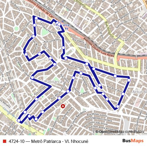 4724-10 bus Line Map