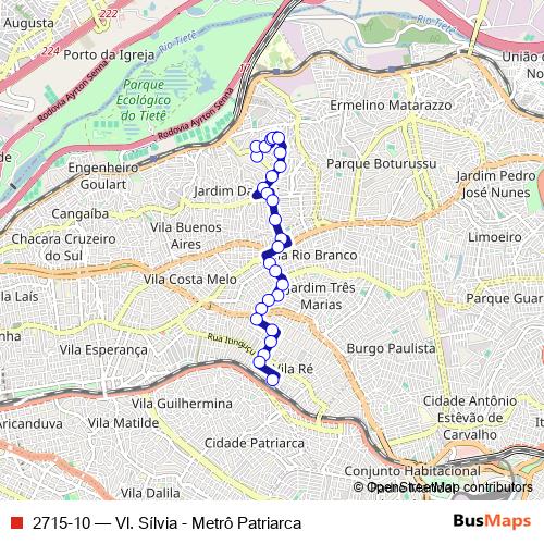 2715-10 bus Line Map