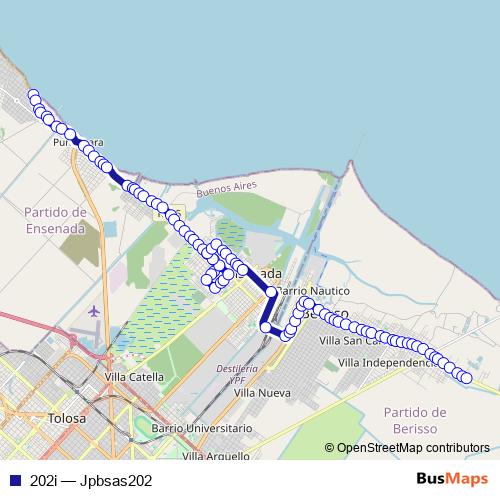202i bus Line Map