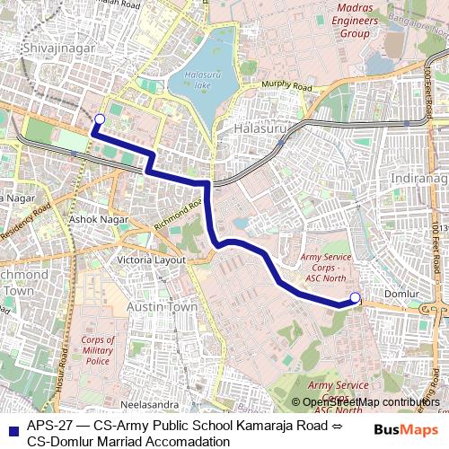 APS-27 bus Line Map