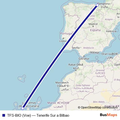 TFS-BIO (Voe) air Line Map