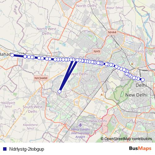 Ndrlystg-2tobgup bus Line Map
