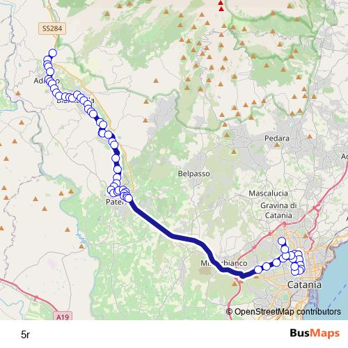 5r bus Line Map
