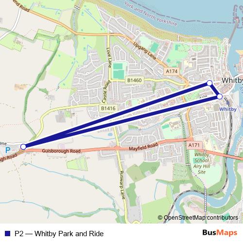 P2 bus Line Map