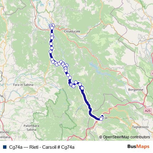 Cg74a bus Line Map