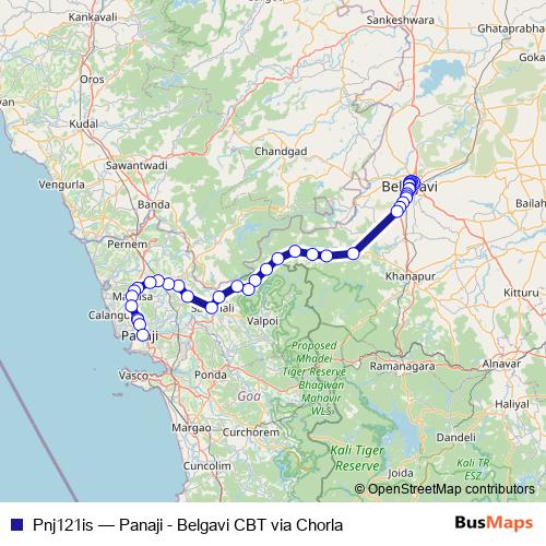 Pnj121is bus Line Map