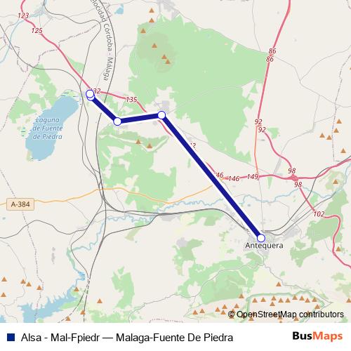 Alsa - Mal-Fpiedr bus Line Map