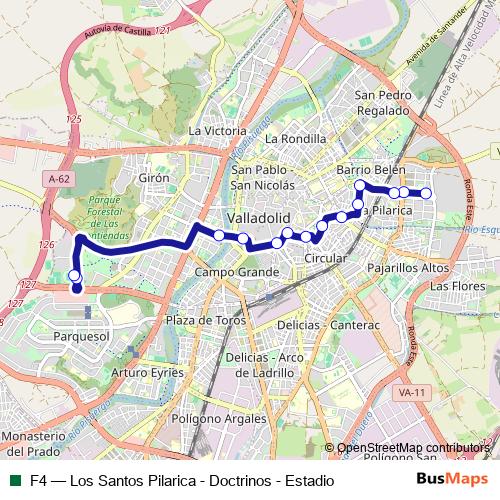 F4 bus Line Map