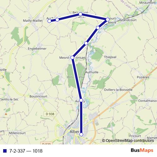 7-2-337 bus Line Map