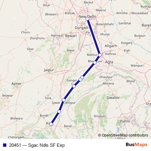 20451 rail Line Map
