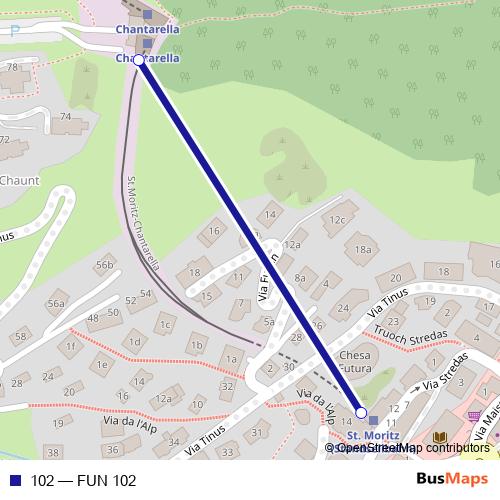 102 funicular Line Map