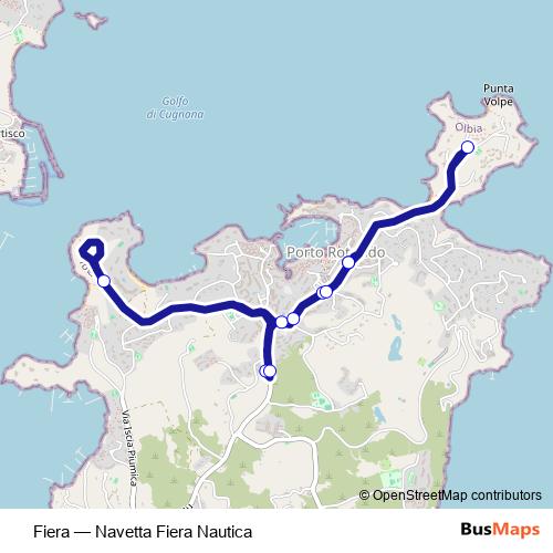 Fiera bus Line Map