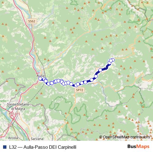 L32 bus Line Map