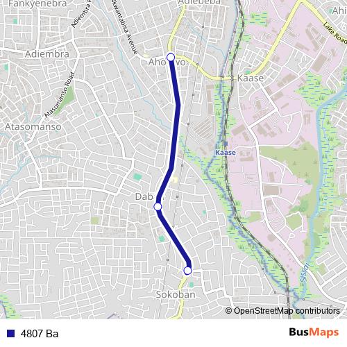 4807 Ba bus Line Map