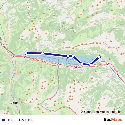106 ferry Line Map