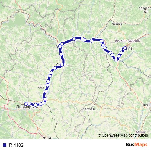 R 4102 rail Line Map
