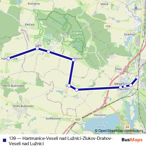 139 bus Line Map