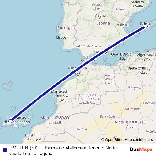 PMI-TFN (Nt) air Line Map