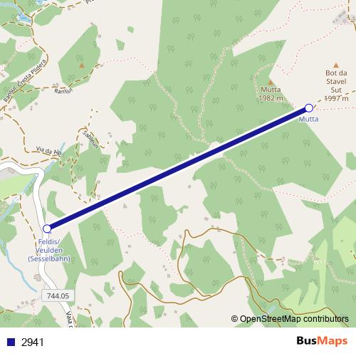 2941 cable-car Line Map