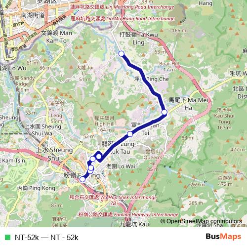 NT-52k bus Line Map