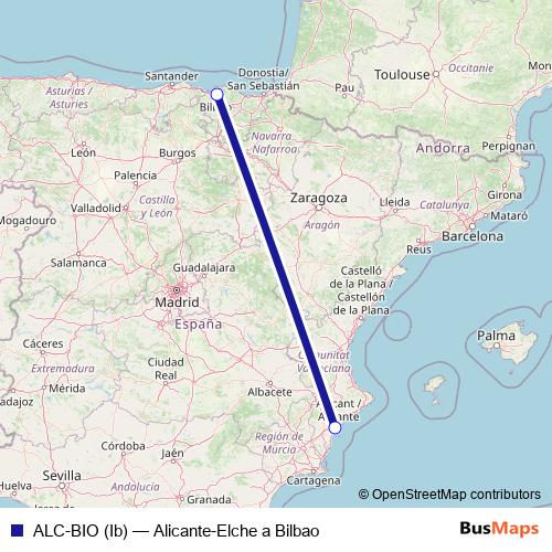 ALC-BIO (Ib) air Line Map