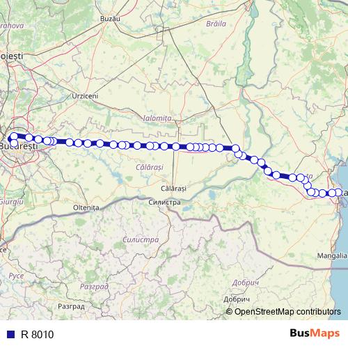 R 8010 rail Line Map