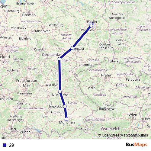29 rail Line Map