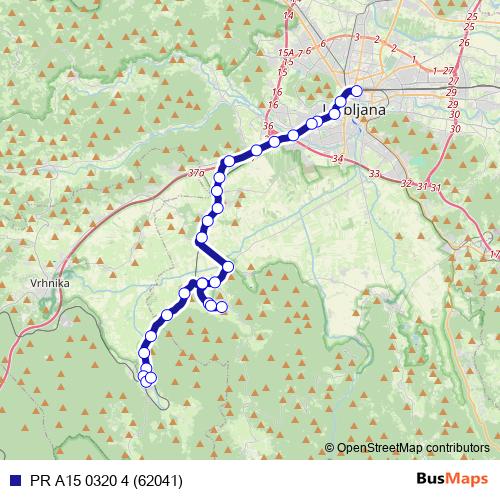 PR A15 0320 4 (62041) bus Line Map