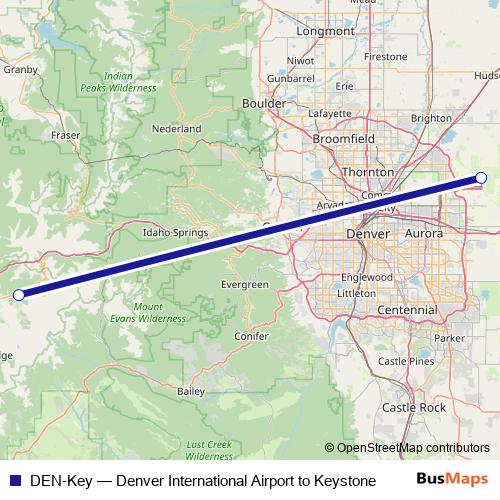 DEN-Key bus Line Map