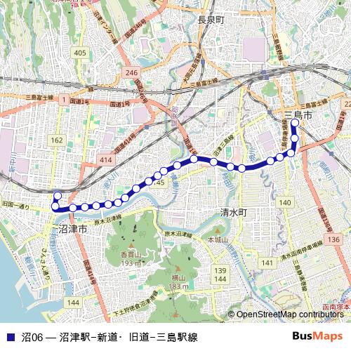 沼06 bus Line Map