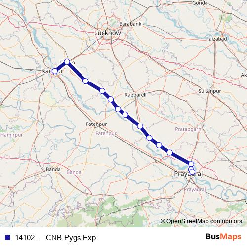 14102 rail Line Map