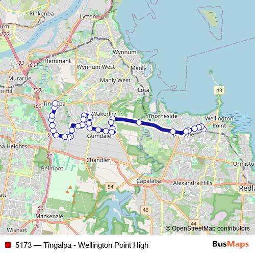 5173 bus Line Map