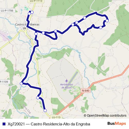 Xg720021 bus Line Map