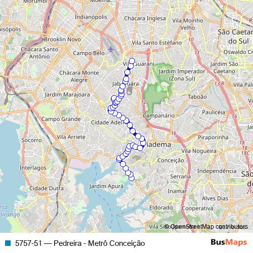 5757-51 bus Line Map