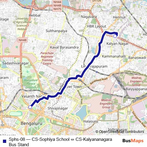 Sphs-08 bus Line Map