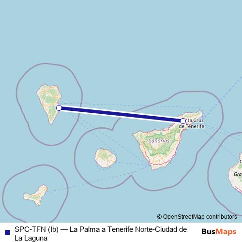 SPC-TFN (Ib) air Line Map