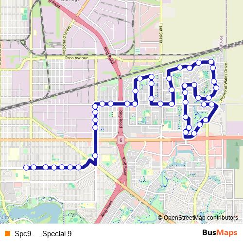 Spc9 bus Line Map
