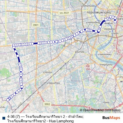 4-36 (7) bus Line Map