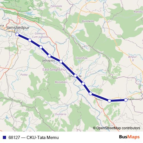 68127 rail Line Map